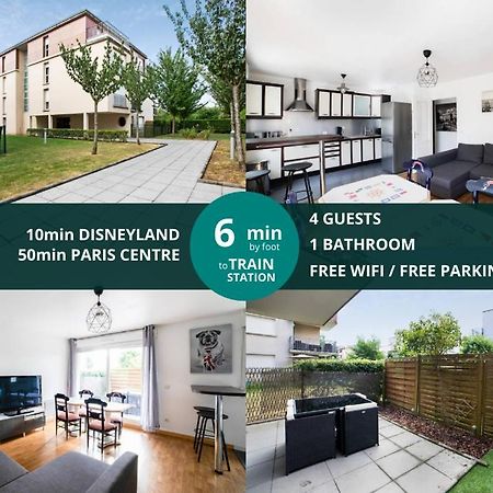 Les Paves De Prague - Appartement Pour 4 A 10 Minutes De Disneyland Paris Montevrain Bagian luar foto